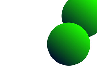 abstract green sphere