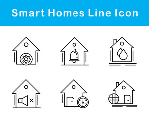 Smart Homes Vector Icon Set