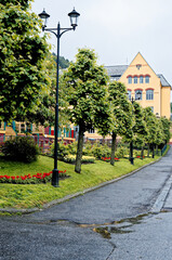 Fototapeta na wymiar View of Aksla Park - Alesund, Norway