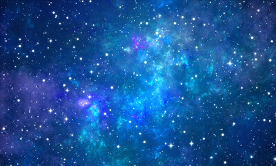 Naklejka premium sky with stars