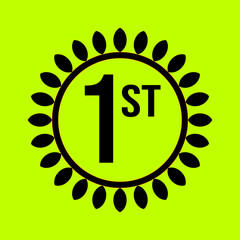 The logo that shows the first position, aka the winner