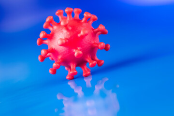 Fototapeta na wymiar Virus close up, coronavirus concept