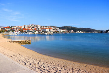 Small tourist town Rogoznica in Croatia.