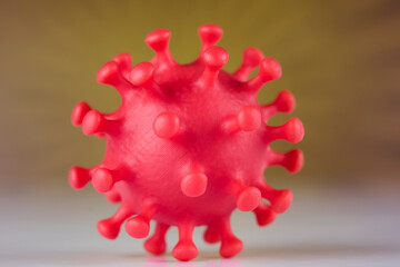 Virus close up, coronavirus concept