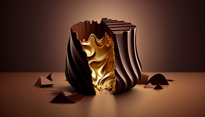 Golden chocolate