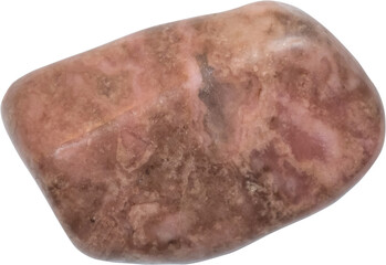 healing stone cut out on transparent background.