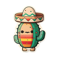 Obraz premium Cinco de mayo illustration vector. Generative Ai