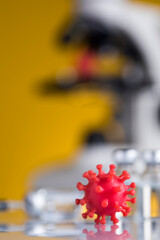 Pandemic medical health risk concept, corona virus