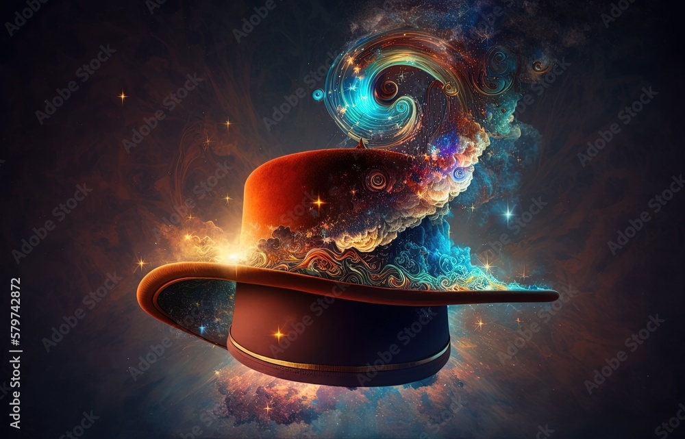 Poster the intriguing mystery of the magic hat: unveiling the spectacular wonders within generative ai