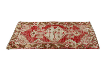 hand-woven, decorative wool Turkish rug 