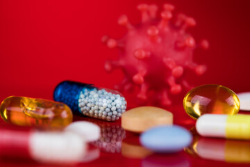 Virus Pandemic Background, medical health