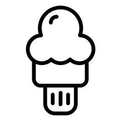 ice cream cone icon