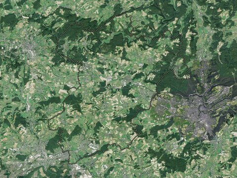 Canton Capellen, Luxembourg. High-res satellite. No legend
