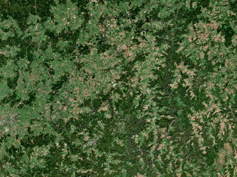 Canton Clervaux, Luxembourg. Low-res satellite. No legend