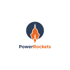 Power Rockets Logo Templates Icon