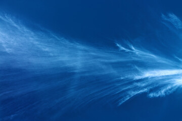Blue Sky with white clouds. Abstract backdrop for wallpaper .