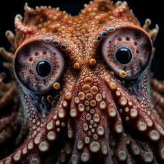 Detailed photo of an octopus
