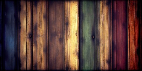 Vertical wooden planks background wall. Textured rustic wood, old paneling for walls, interiors and construction. Generative AI