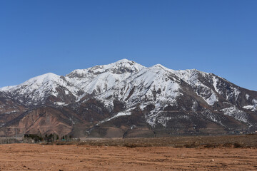 Winter mountain landscape