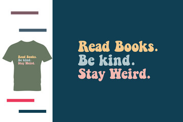 Book lover t shirt design