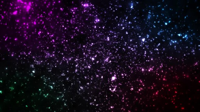 Animated abstract background. Floating bokeh lights. bokeh particles background, Abstract bokeh background animation, Defocused background, Floating bokeh lights.