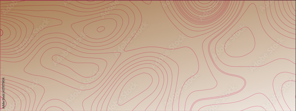 Poster topographic map background geographic line map with elevation assignments. modern design with white 