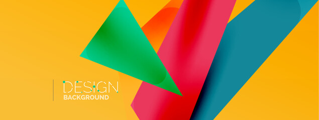 Background abstract overlapping shapes. Minimal composition vector illustration for wallpaper banner background or landing page