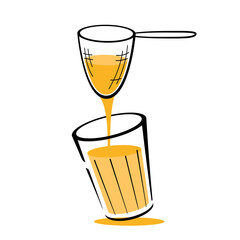 Indian hot drink vector. Indian chai icon. Chai is Indian drink. Kerala tea shop illustration vector eps.Indian Kerala roadside. Kerala tea shop line drawing. Kerala Old.