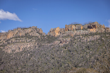 Blue Mountains overlooking Wolgan Valley, New South Wales, Australia
