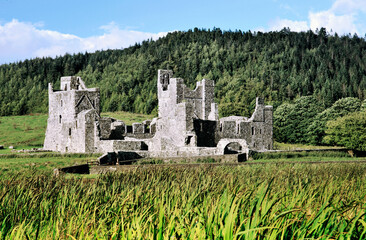 Fore Abbey, County Westmeath, Ireland. Benedictine monastery. Religious foundation by St. Feichin...