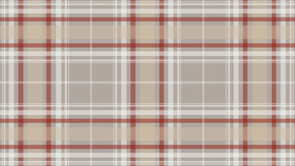 Beige red and grey plaid pattern