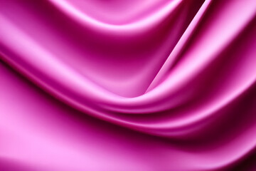 Obraz premium Viva magenta background, red pink drapery gradient background. Simple wallpaper. Gradient design element for backgrounds, wallpapers, covers, ui design, banner, poster, mobile apps. generative ai 