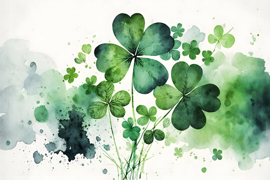 Shamrock Watercolour Images – Browse 10,752 Stock Photos, Vectors, and  Video