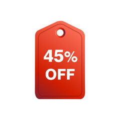 45%off tag