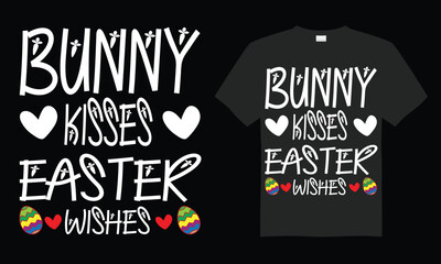 Happy Easter Typography t-shirt design,Easter Sunday,Happy Easter Sunday,vector,bunny,kids print ready template.