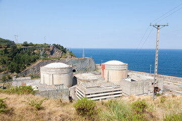 Fototapeta na wymiar Lemoniz unfinished nuclear power plant, Spain