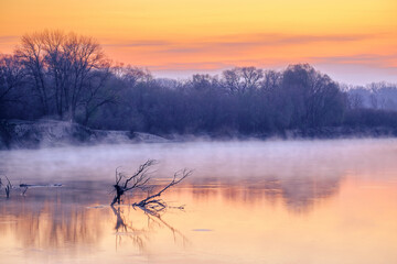 sunrise on the lake