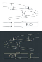 Welding earth clamp blueprints
