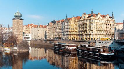 Obraz na płótnie Canvas Street scape of Prague, Czech Republic