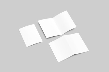 A5 Bifold Brochure Mockup