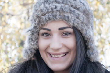 Female teenager enjoying her time in the park