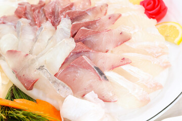 South Korea seafood raw fish sashimi
