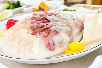 South Korea seafood raw fish sashimi