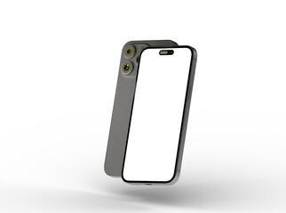 mobile smartphone device digital isolated 3d