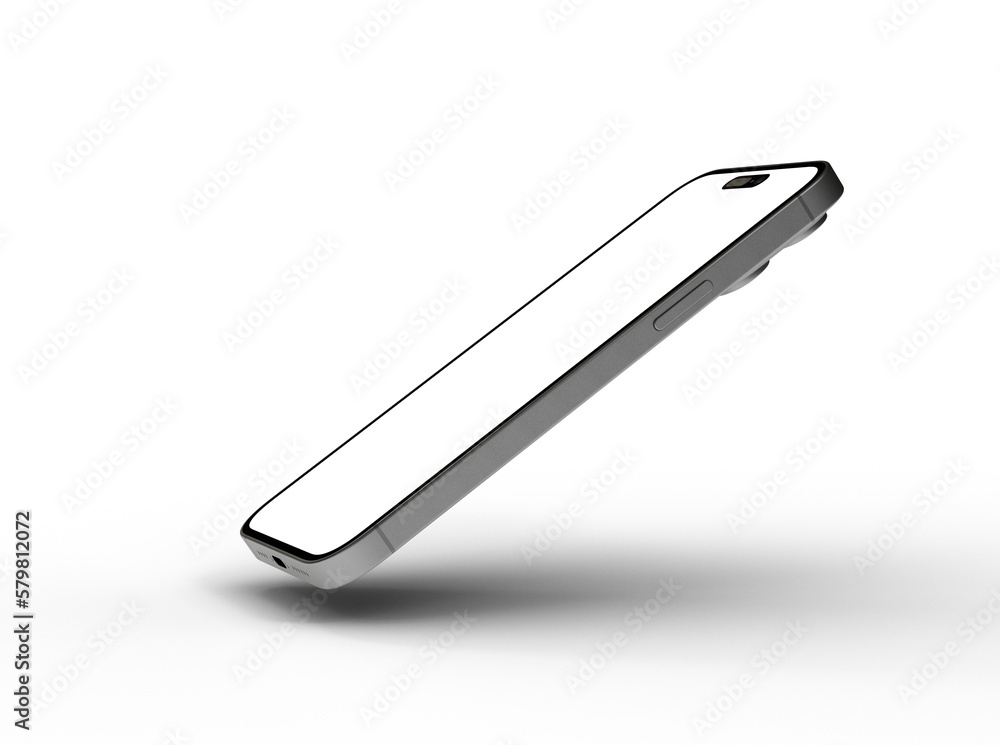 Poster Mockup - realistic smartphone template mockup for user experience presentation. Stylish concept design for websites, applications and landing pages.