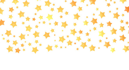 XMAS Stars - stars. Confetti celebration, Falling golden abstract decoration for party, birthday celebrate,