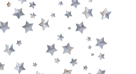 XMAS stars. Confetti celebration, Falling golden abstract decoration for party, birthday celebrate,