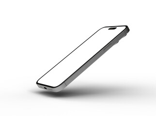 Mockup - realistic smartphone template mockup for user experience presentation. Stylish concept design for websites, applications and landing pages.