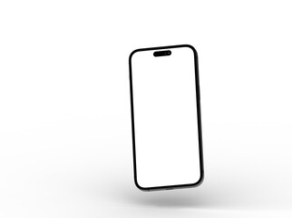 Mockup - mobile smartphone device digital isolated 3d