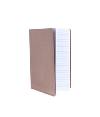 Open-foot notebook made of recycled material
